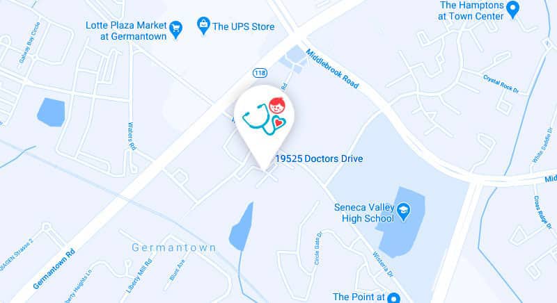 Maryland Pediatric Care Location On Map